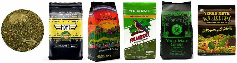 Yerba mate compuesta, yerba z dodatkiem ziół Yerba mate compuesta - yerba z innymi ziołami