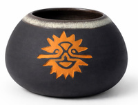 Naczynko do yerba mate "Helios" toczone na kole, ceramika handmade 250ml
