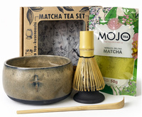 Zestaw Matcha Tea Set z ceramicznymi akcesoriami "Mirra" handmade w pudełku na prezent