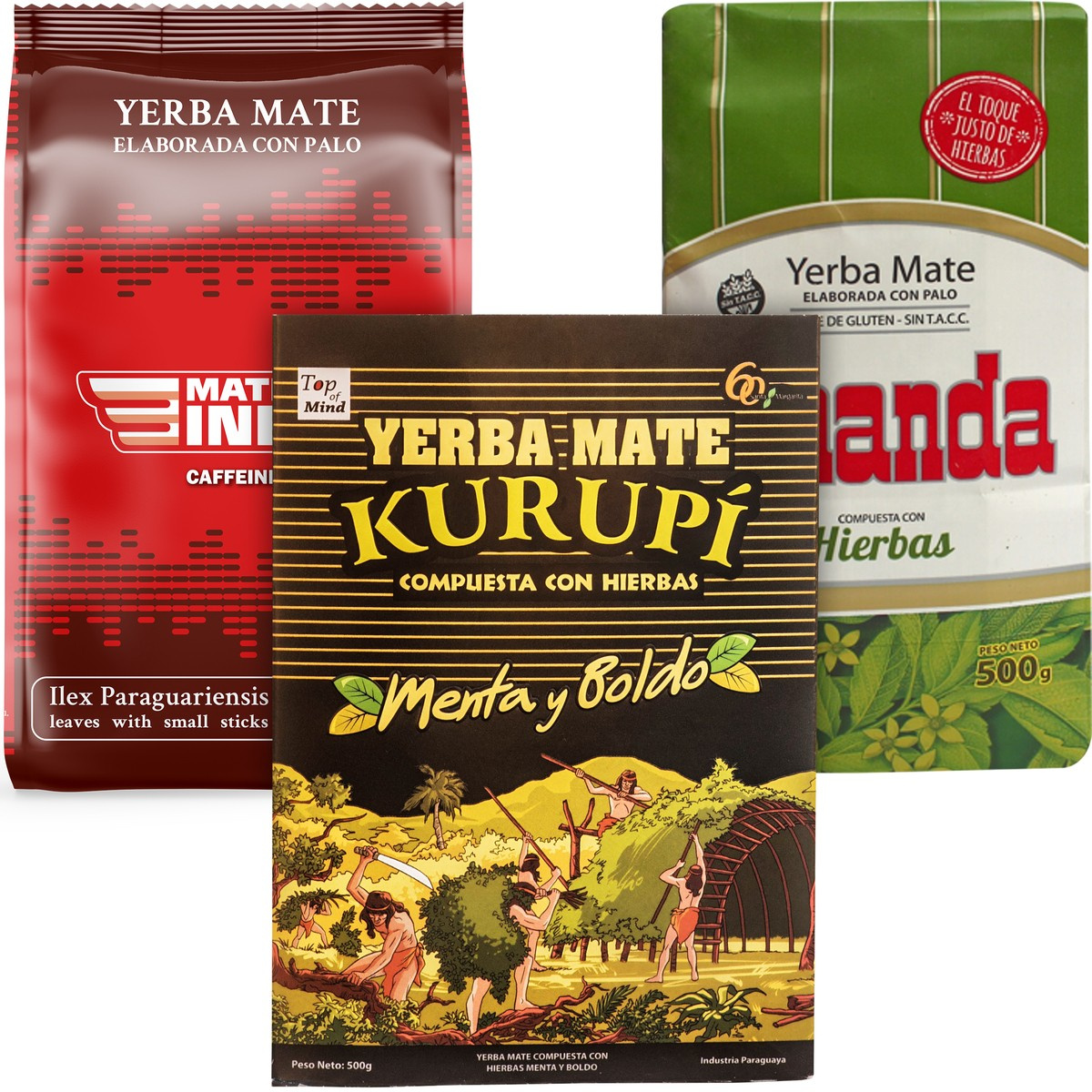 Yerba Mate Kurupi Amanda Mateine Zestaw Kg X G Yerbamarket