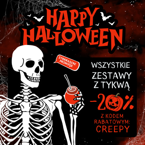 Halloween z yerba mate zestawy z tykwami -20%