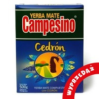 WYPRZEDAŻ - CAMPESINO CEDRON Yerba Mate 500g - lekko pogniecione i uszkodzone pudełko