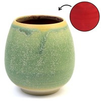 Matero ceramiczne toczone na kole "Moss" ok. 270 - 300 ml