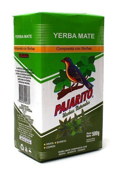 Pajarito Hierbas ziołowo-miętowe Yerba mate 500g - delikatnie uszkodzone opakowanie