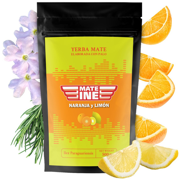 Yerba Mate Mateine Naranja y Limon (doypack)