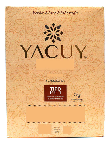 Yerba Mate Yacuy PU 1 kg  Super Extra Organic