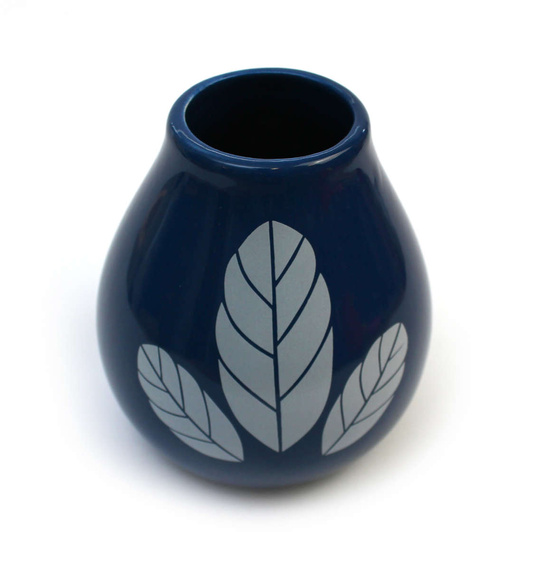 WYPRZEDAŻ - Matero Ceramiczne Luka Hoja Dark Blue - delikatne odpryski w szkliwie 