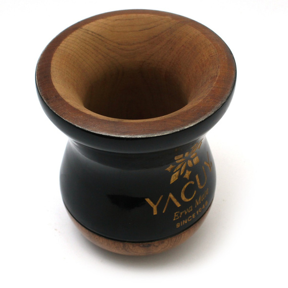 Naczynie do Yerba mate Chimarrao Yacuy Cuia De Madeira Imbuia 200-220 ml - czarna