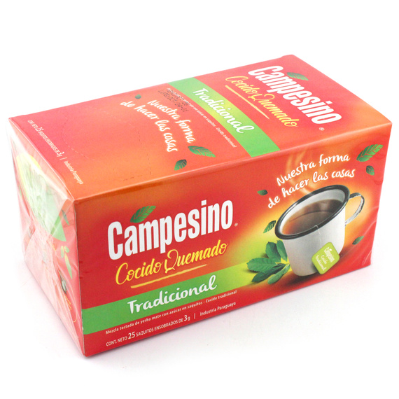 Yerba Mate Campesino Cocido Tradicional con Azucar - saszetki 25 x 3g