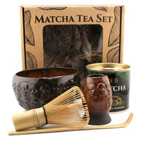 Zestaw Matcha Tea Set z ceramicznymi akcesoriami handmade w pudełku na prezent