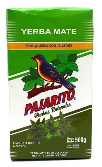 Pajarito Hierbas ziołowo-miętowe Yerba mate 500g - delikatnie uszkodzone opakowanie