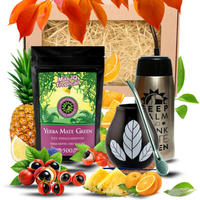 Zestaw NA PREZENT Yerba Mate Green Mas IQ Tropical 0,5kg 500g Yerbomos 4.0