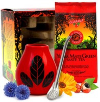 Zestaw w pudełku EXCLUSIVE z Yerba Mate Mas Energia Guarana 400g + Hoja Red