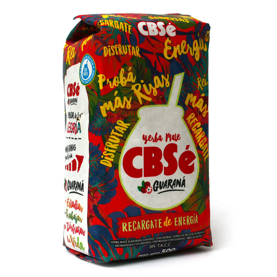 Yerba Mate CBSe ENERGIA GUARANA 3x 500g MOCNA