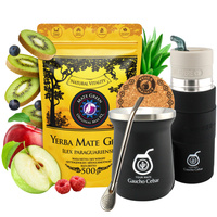 Zestaw Yerba Mate Sin Humo Mas IQ 500g+TermoMate pro+Yerbomox+Akcesoria