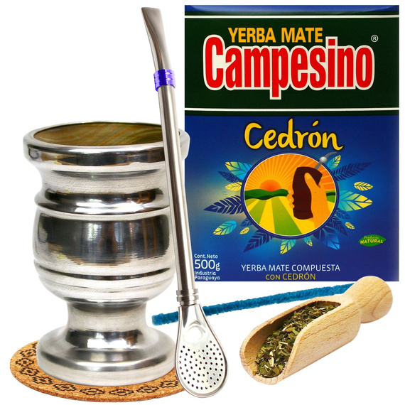 Matero PALO SANTO Bombilla Anillo Yerba mate 500g