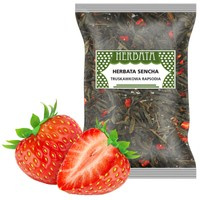 Herbata sencha truskawkowa aromatyczna rapsodia