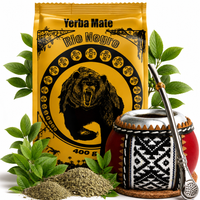 Yerba Mate Rio Negro 400g Tykwa Capybara Bombilla Santiago Zestaw