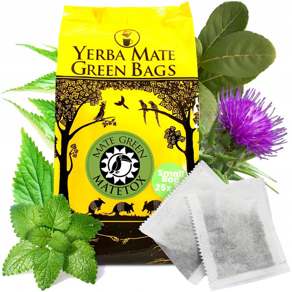 Yerba Mate Green Matetox Saszetki 25 sztuk  x 3 g