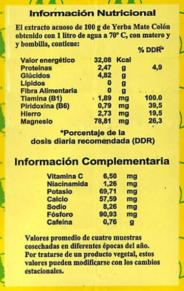 Colon Especial Yerba mate