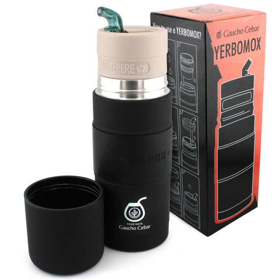 Yerbomos do Yerba Mate YerbomoX Gaucho Cebar ALL IN ONE – 500 ml Matero, termos i bombilla w jednym