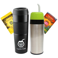 Zestaw Yerba Mate Green Drive Yerbomos 2.0 Kubek Termiczny 2 x 50 g