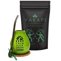 Zestaw Yerba Mate Vakapi 500g 0,5kg Tykwa Bombilla