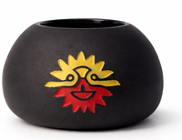 Naczynko do yerba mate "Asterix" toczone na kole, ceramika handmade 200ml