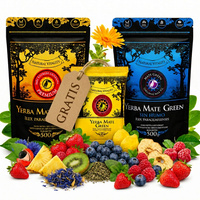 Yerba Mate Green Mas IQ Guarana Energia MIX 1kg + 50g truskawkowa gratis