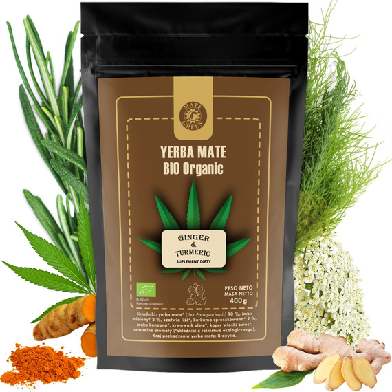 Yerba Mate Bio Organic Ginger & Turmeric