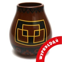 WYPRZEDAŻ Matero Ceramiczne PERU 350ml - delikatny ubytek w  szkliwie