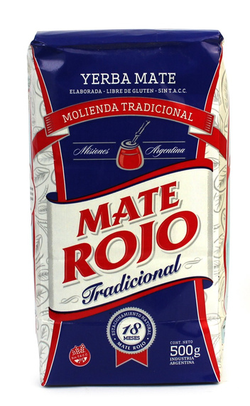 Argentyńska Yerba Mate ROJO Tradicional 500g Elaborada