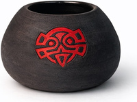 Naczynko do yerba mate "Aztek" toczone na kole, ceramika handmade 200 ml