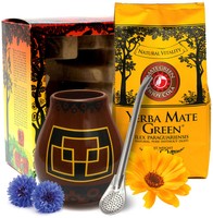 Zestaw w pudełku Exclusive Mate Green Enjoy Cola + Bombilla Liza + Matero Peru