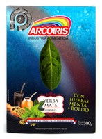 Yerba Mate Arcoiris Menta y Boldo 500g