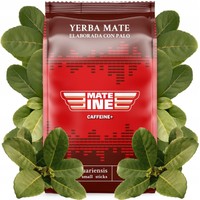 Yerba Mate Mateine Caffeine+ Mega Moc paragwajska, dymna 500g