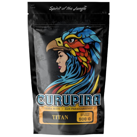 Yerba Mate Curupira Titan ze Smoczym Owocem 500g