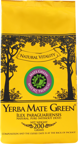 Yerba Mate Green MAS IQ Tropical 