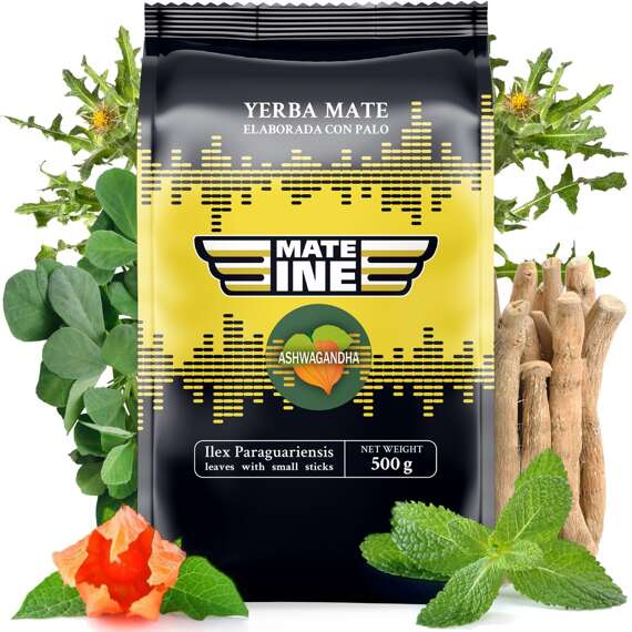 Yerba Mate Zestaw Ashwagandha 500g cactus 0,5kg