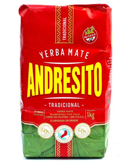 Zestaw Dwojga Yerba Mate Verdeflor 2x500g Andresito 1Kg Naturalne Duże Tykwy 