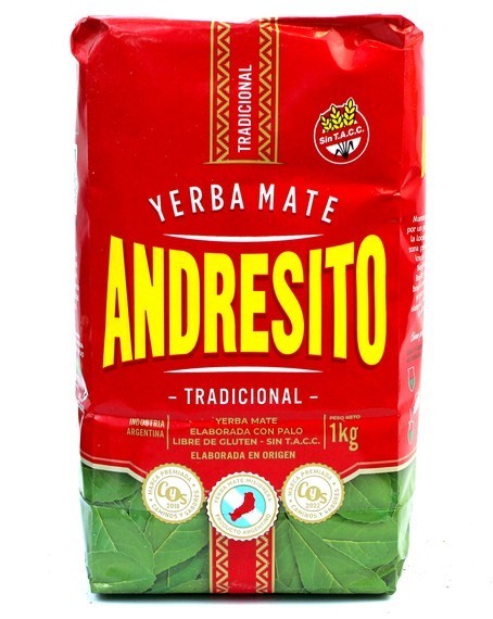 Zestaw Dwojga Yerba Mate Verdeflor 2x500g Andresito 1Kg Naturalne Duże Tykwy 