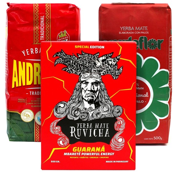 Zestaw Yerba Mate Verdeflor Ruvicha Guarana Andresito 3x500g 1,5kg