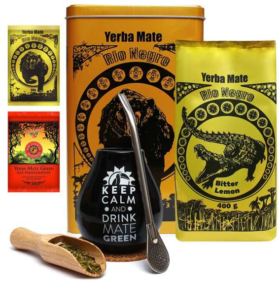 Zestaw Yerba Yerbera Mate Mas IQ 500 g bombilla